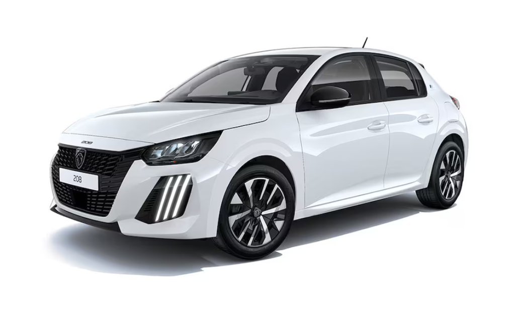 Peugeot 208 2026 en location à Casablanca — catalogue hybride + teintes dédiées